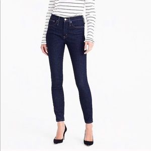 NEW JCREW 9” Toothpick High Rise Jeans